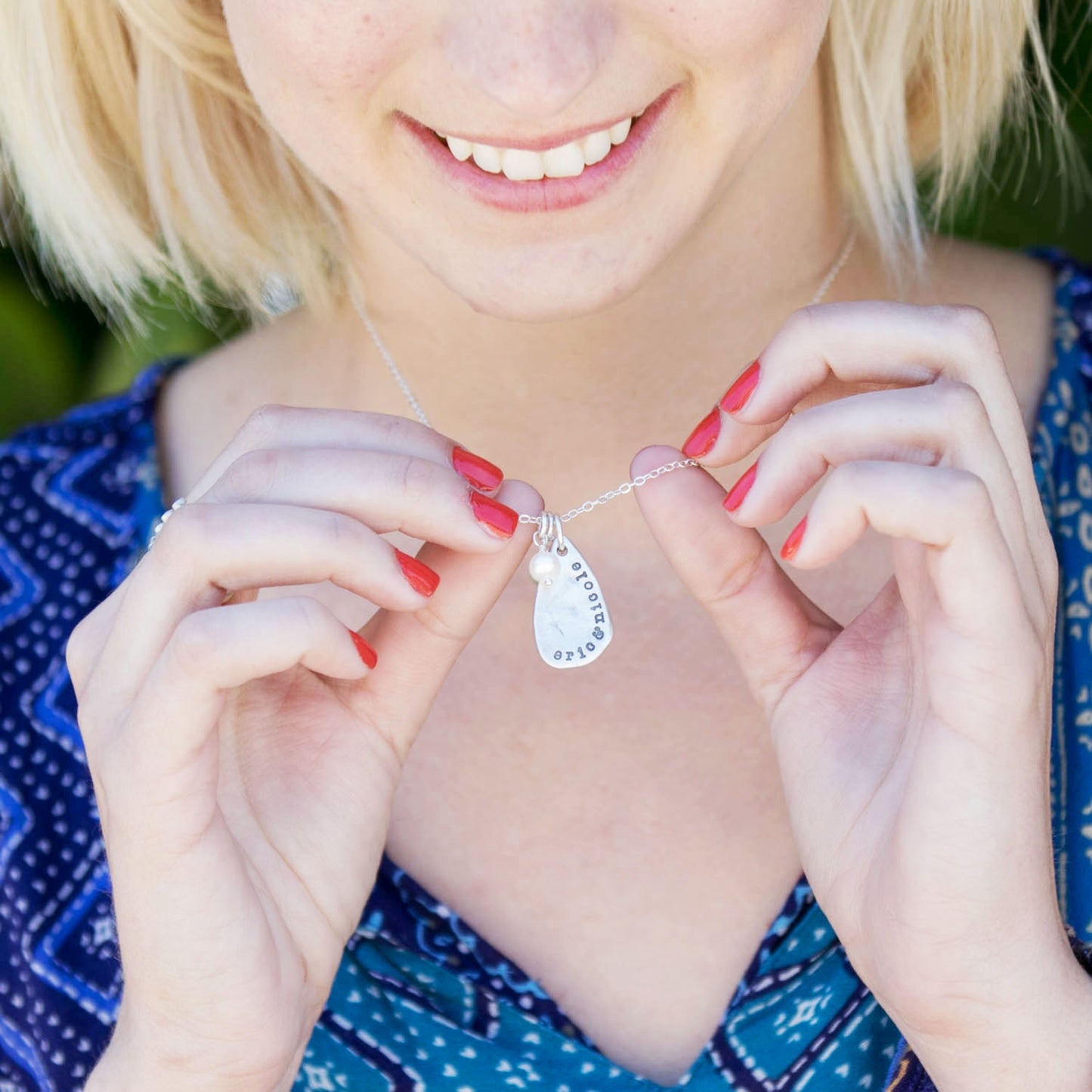 Dewdrops Necklace (Sterling Silver)