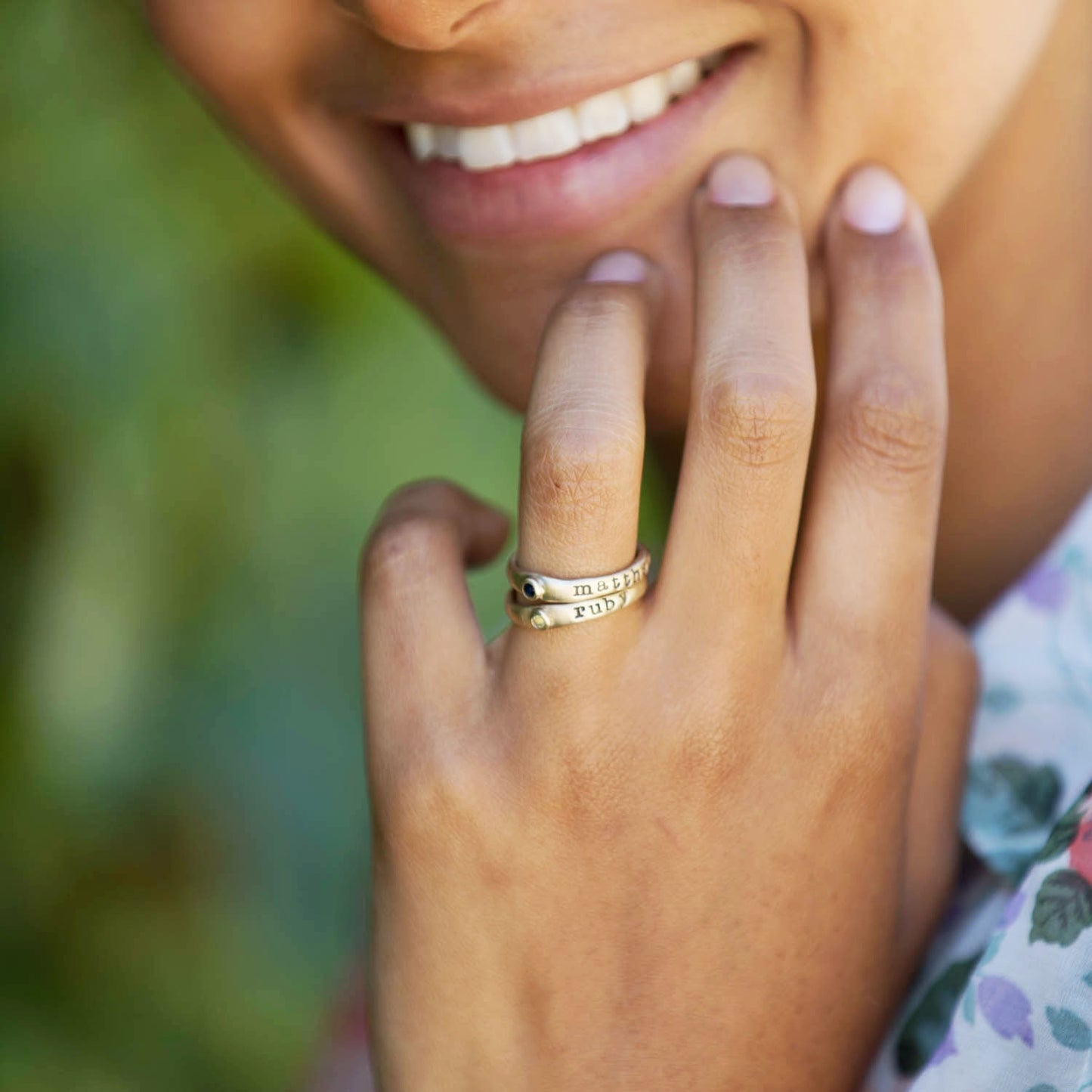 Personalized Passage Ring (9K Solid Gold)