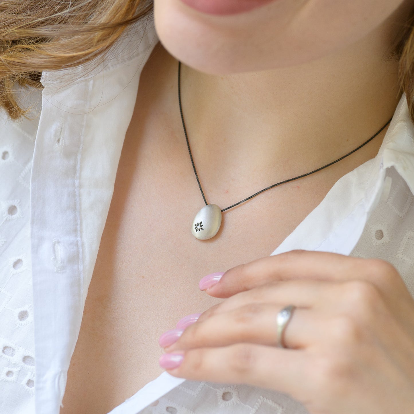 My Rock Necklace (Sterling Silver)