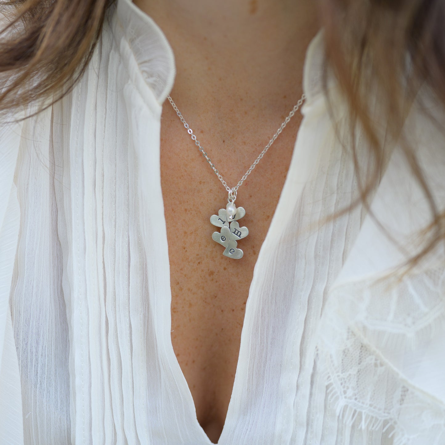 Heaps of Love Necklace (Sterling Silver)