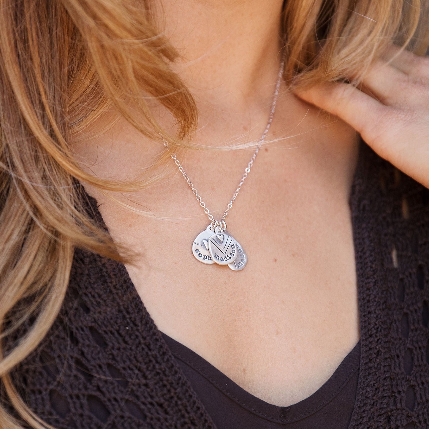 Jumble of Love Necklace (Sterling Silver)