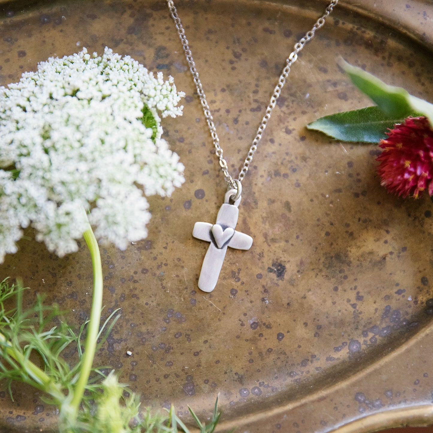Cross of Faith Necklace (Sterling Silver)