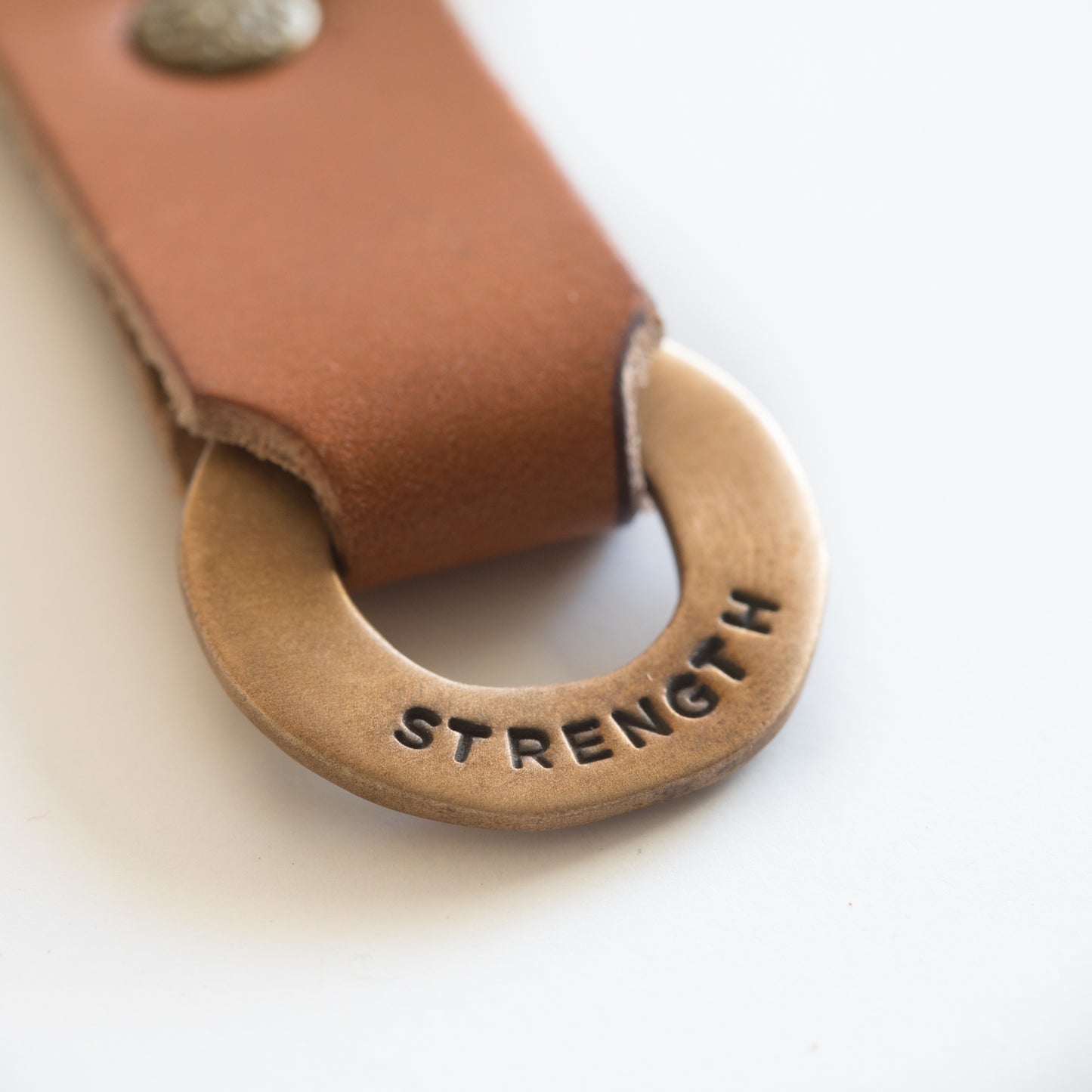 Totality Strength Key Ring (Brass)