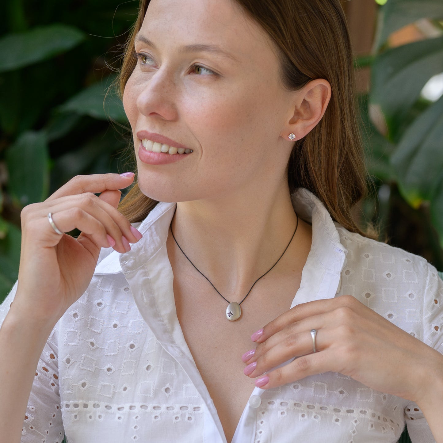 My Rock Necklace (Sterling Silver)