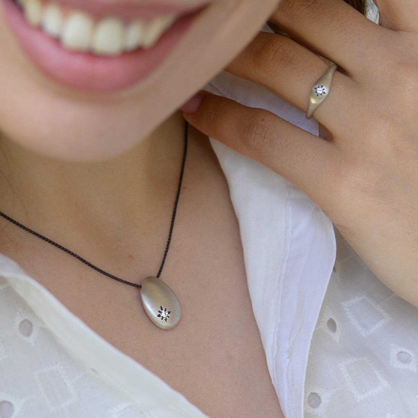 My Rock Necklace (Sterling Silver)