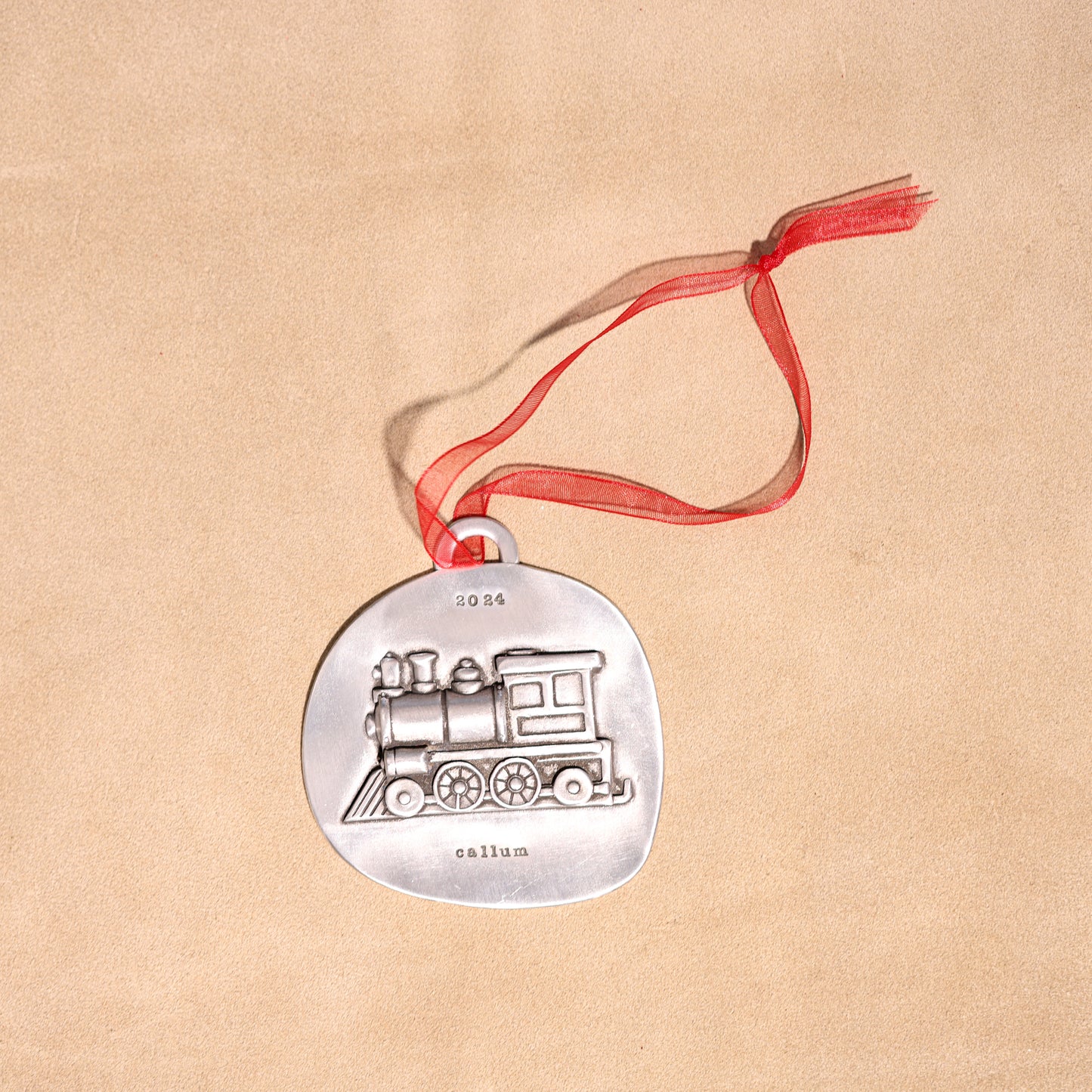 Express Train Ornament (Pewter)