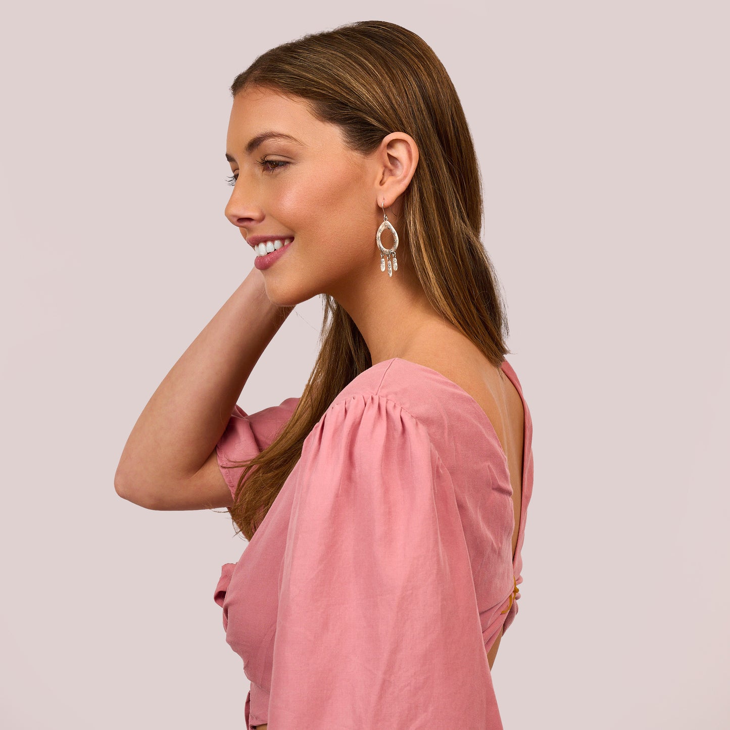 Boho Botanical Earrings (Sterling Silver)