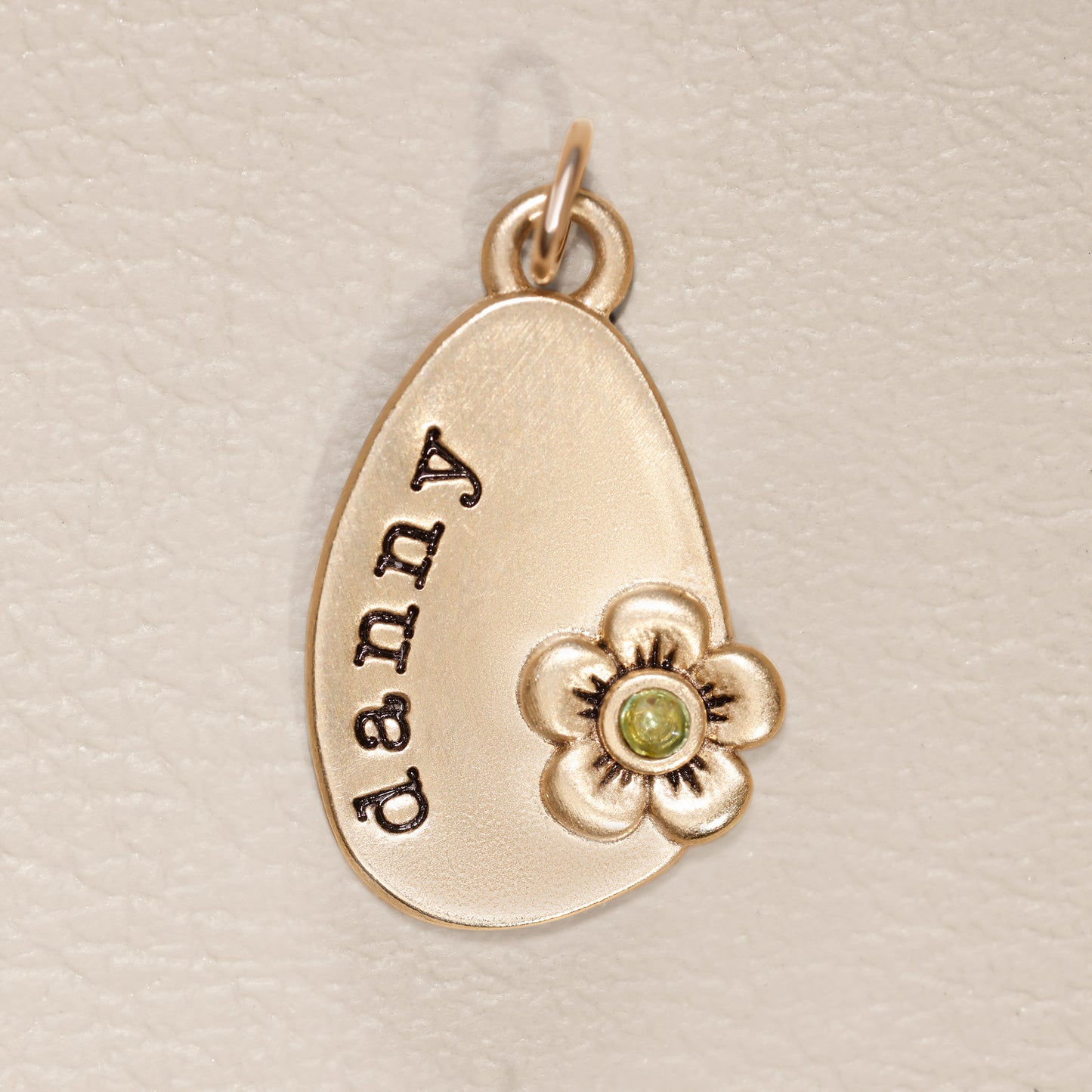 Personalized Birthstone Bloom Jumble Necklace (Gold Plated)