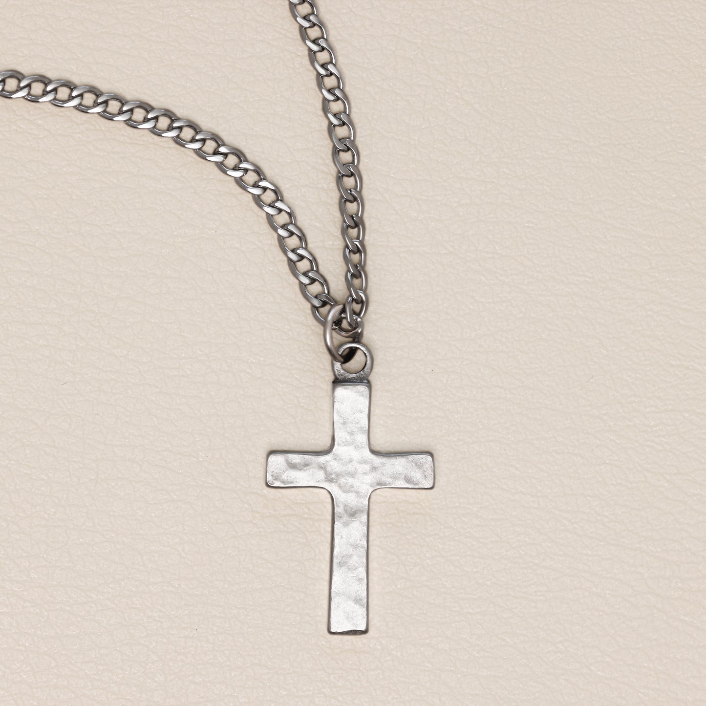Redemption Cross Necklace (Pewter)