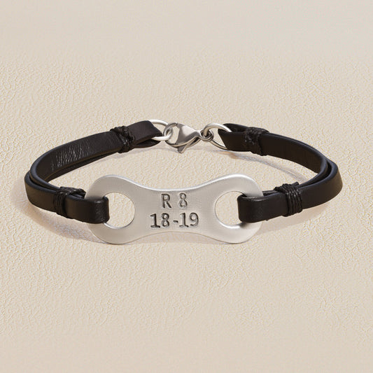 Linked Together Verse Bracelet (Black)