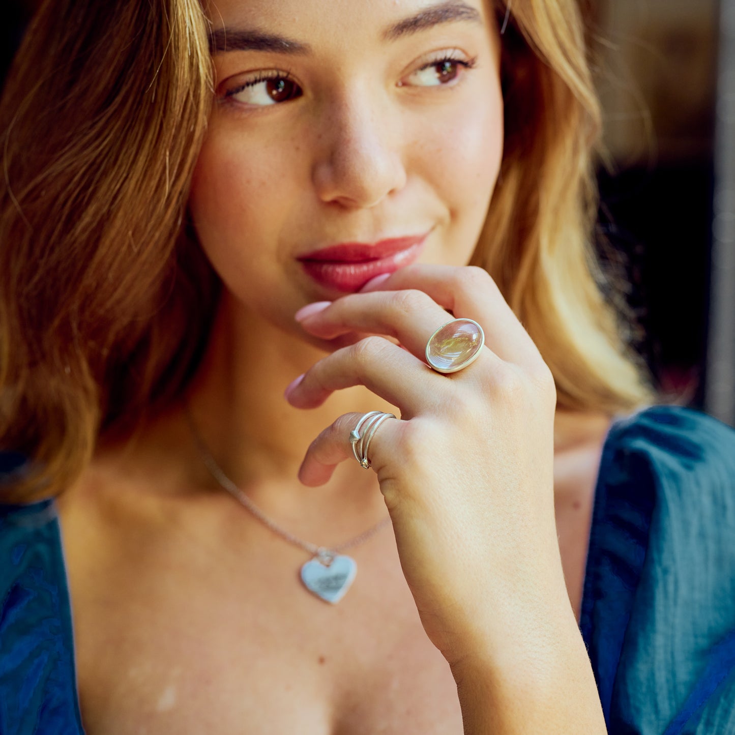 Clear and Bright Ring (Sterling Silver)