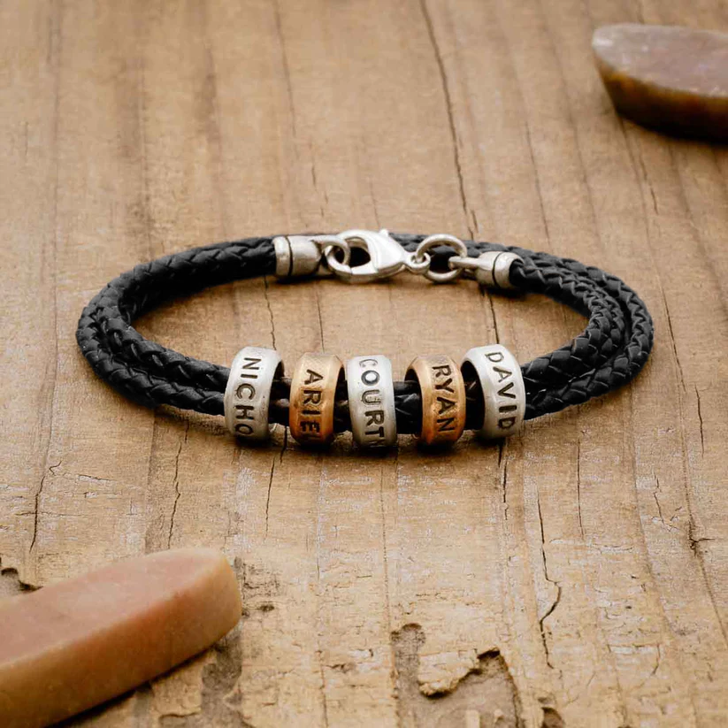 Limitless Leather Bracelet (Black)