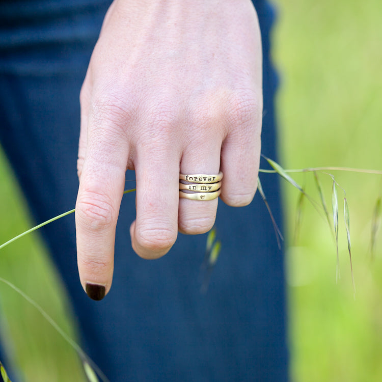 Gold Stacking Ring (Gold Plated)