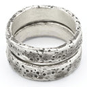 Withstand Stacking Ring (Antiqued Sterling Silver)