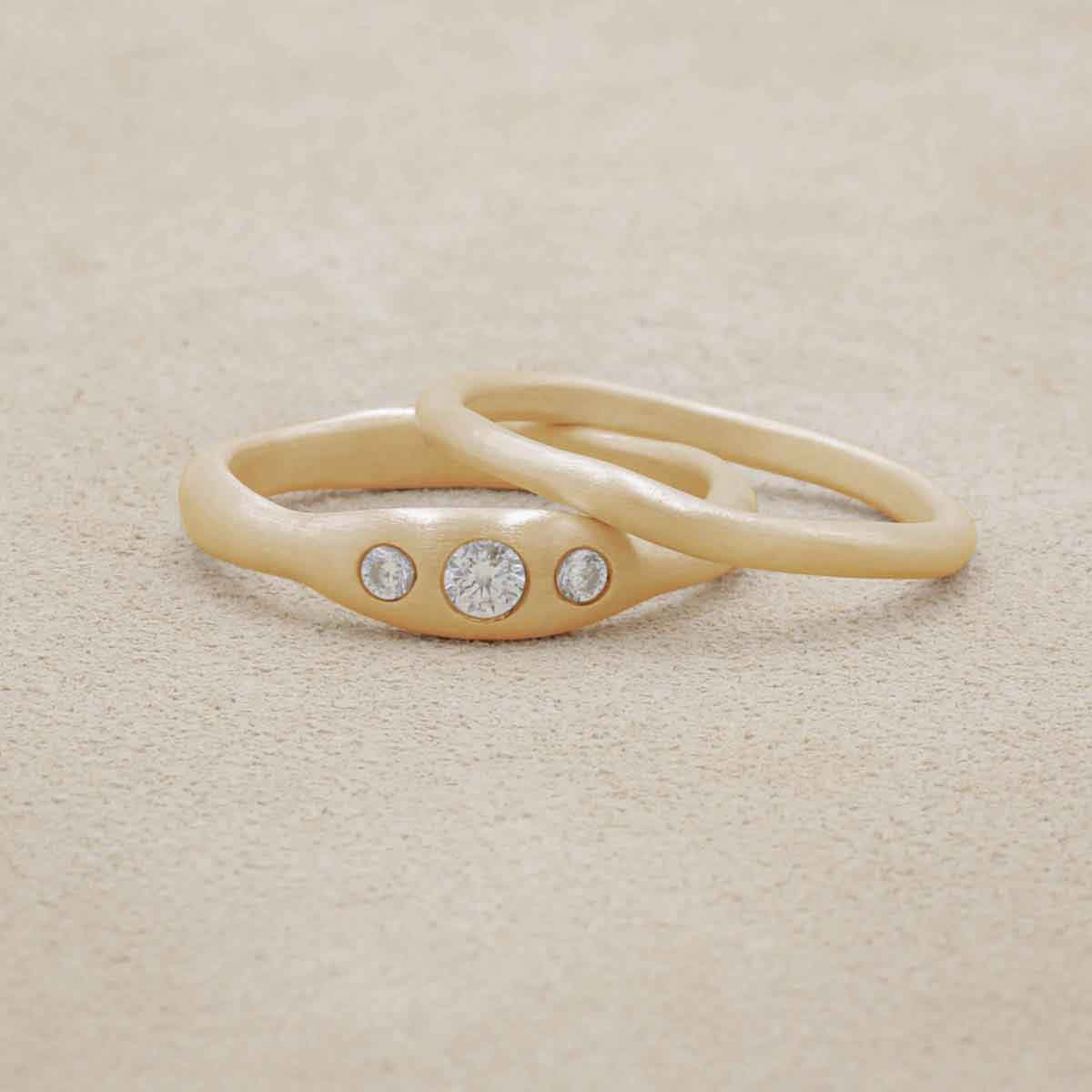 Be Mine Ring Pair (9K Solid Gold)