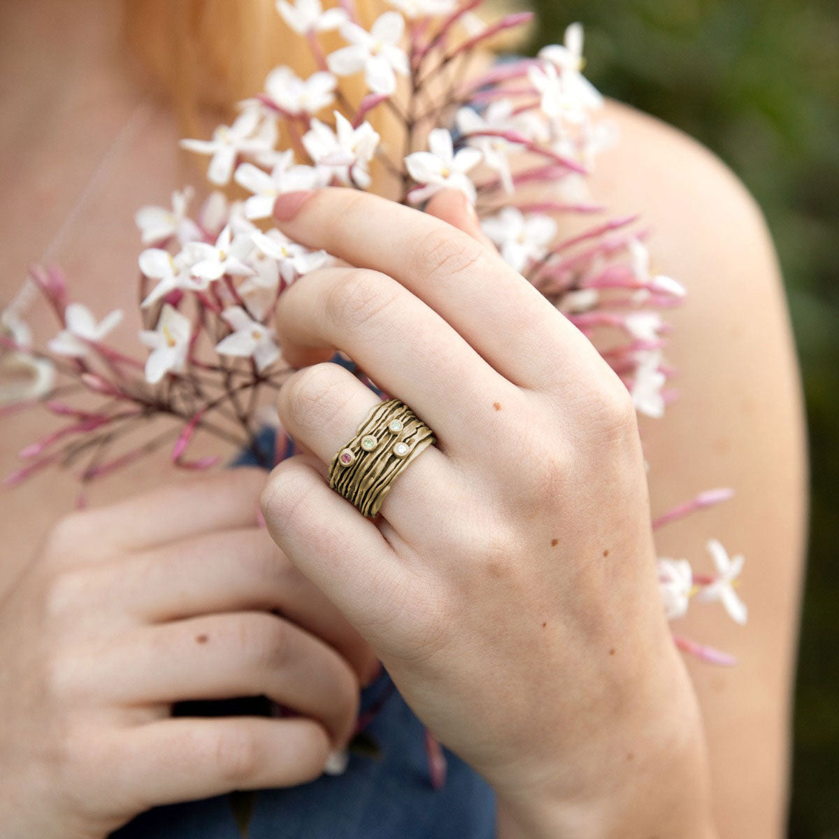 Brave Love® Birthstone Ring (9K Solid Gold)