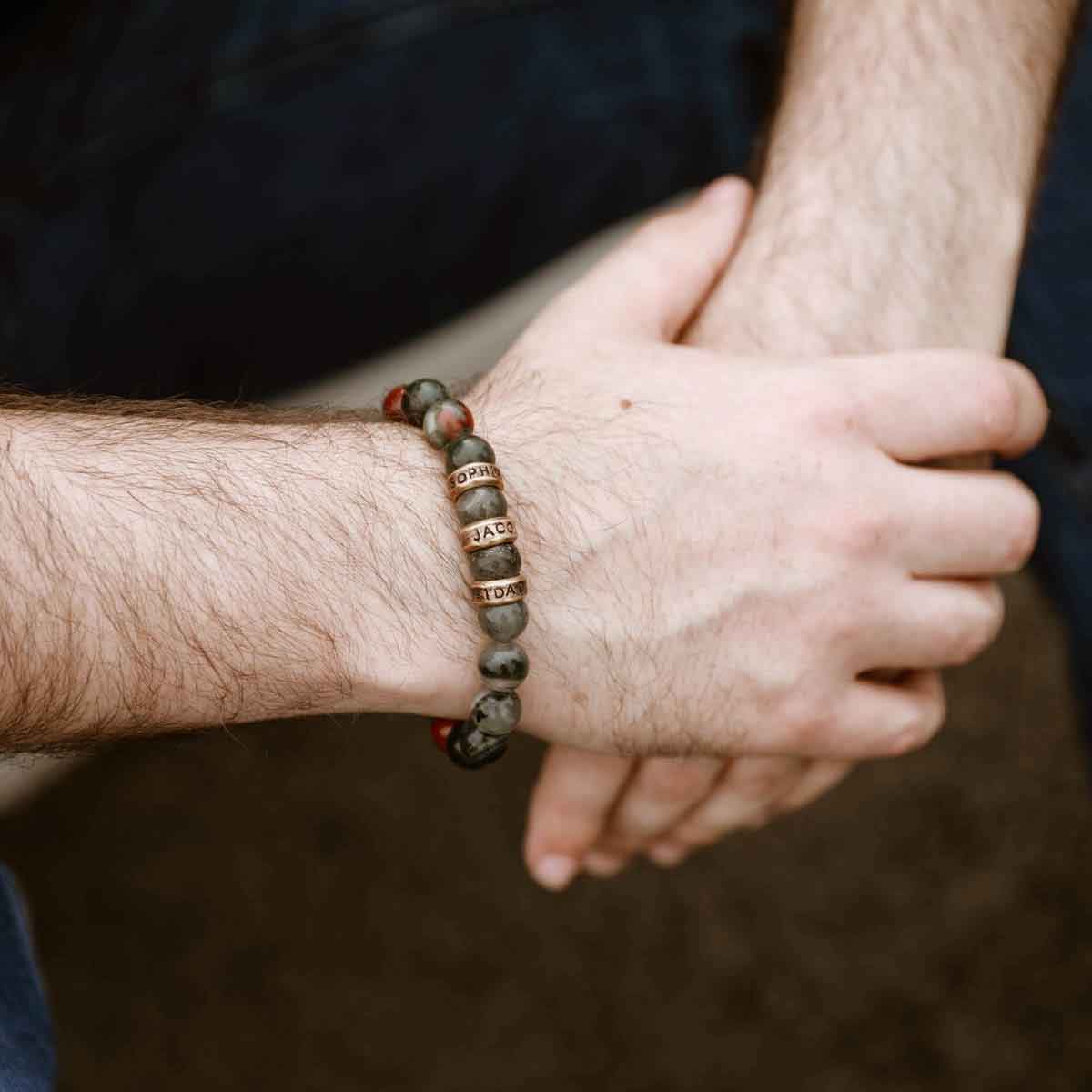 with choice of sterling silver or bronze bead