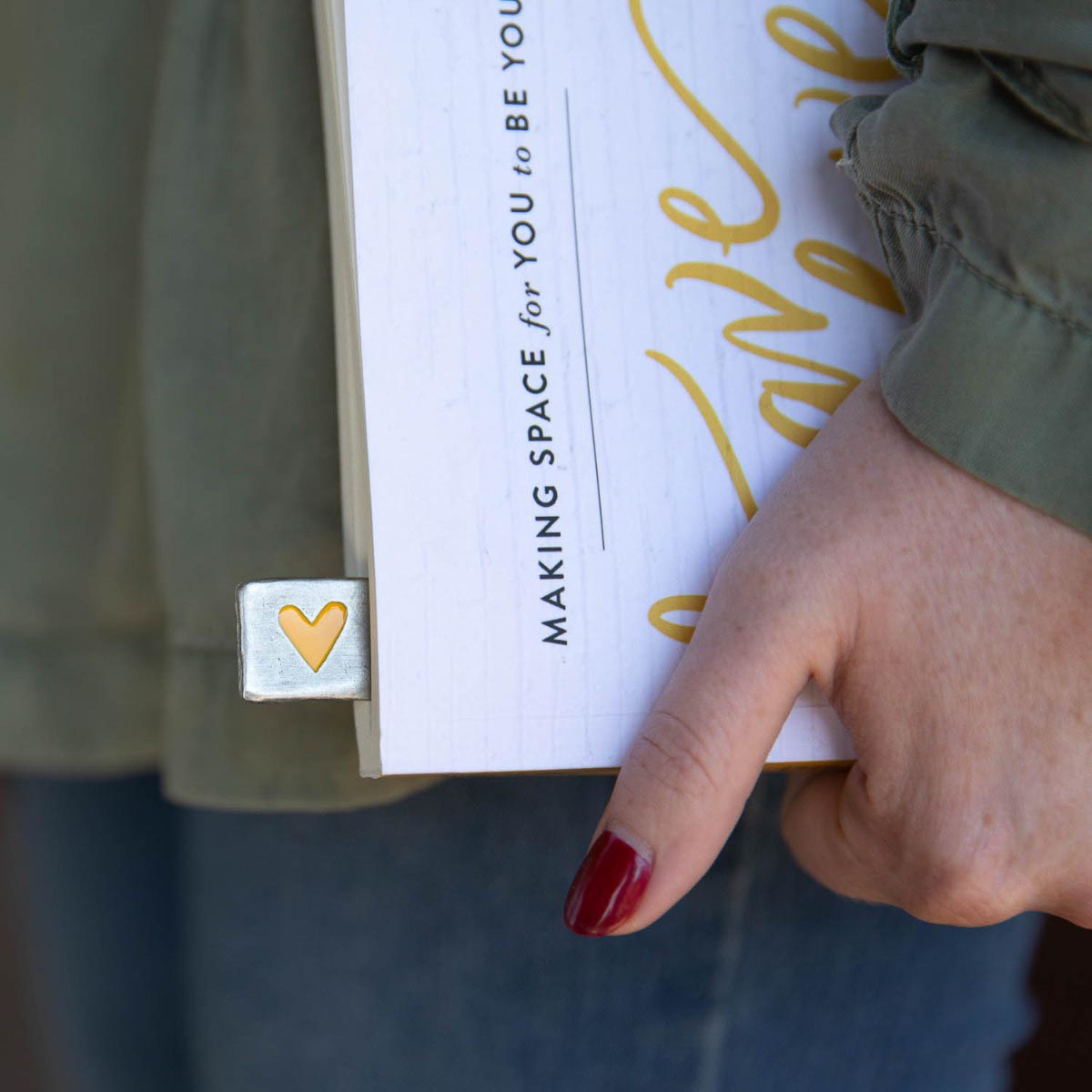 Brave Love® Bar Bookmark (Pewter)