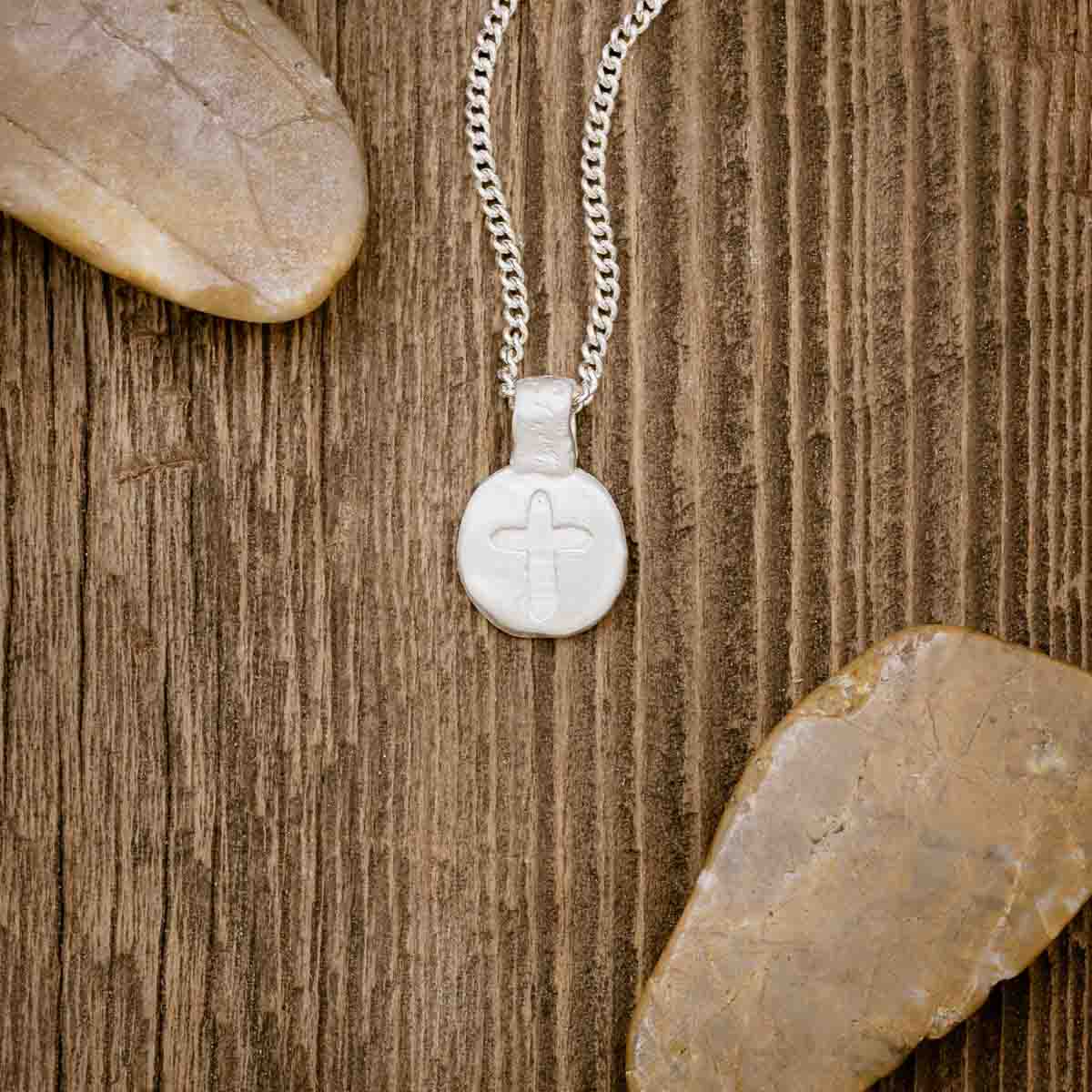 Charis Cross Necklace (Sterling Silver)