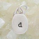 Wild About You Circle Charm (Sterling Silver)