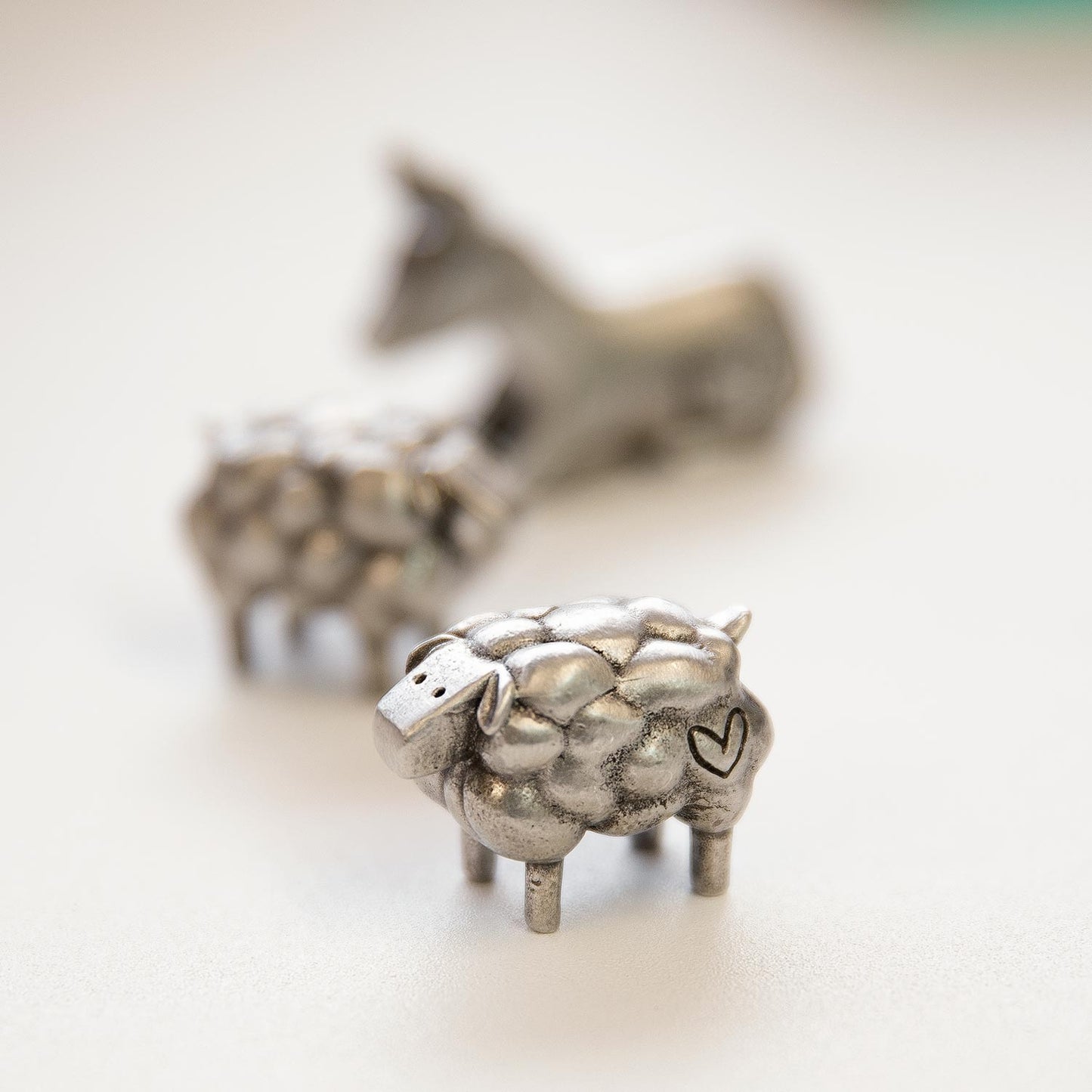 Extra Animal Nativity Figurine Set (Pewter)