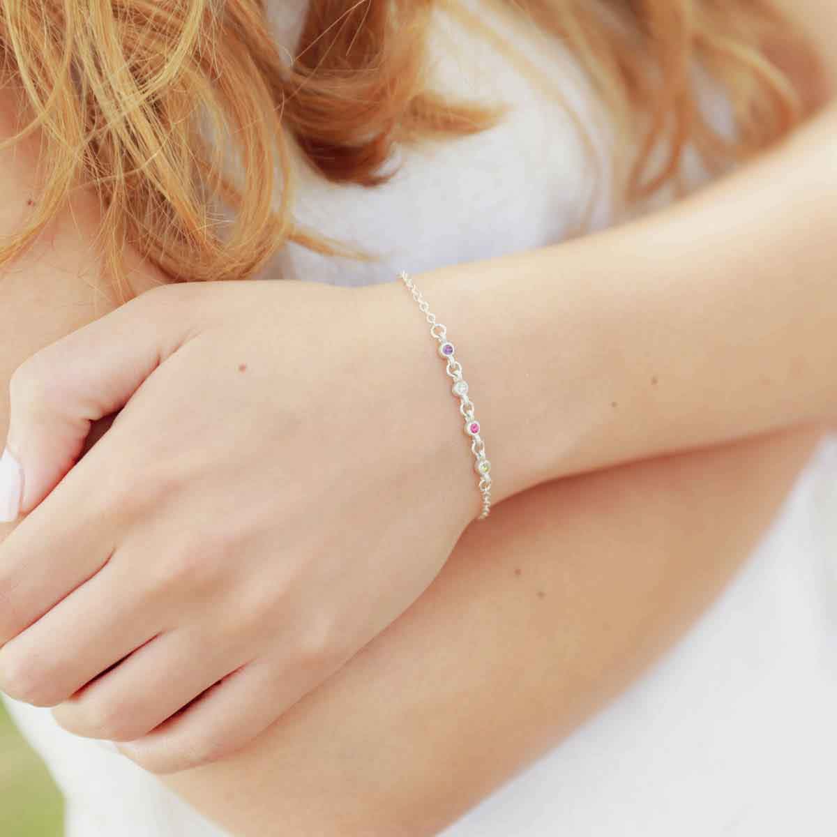 2mm personalized birthstones