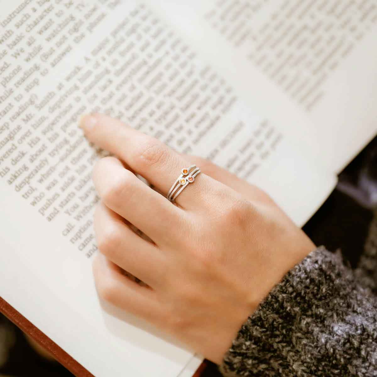 holding a book
