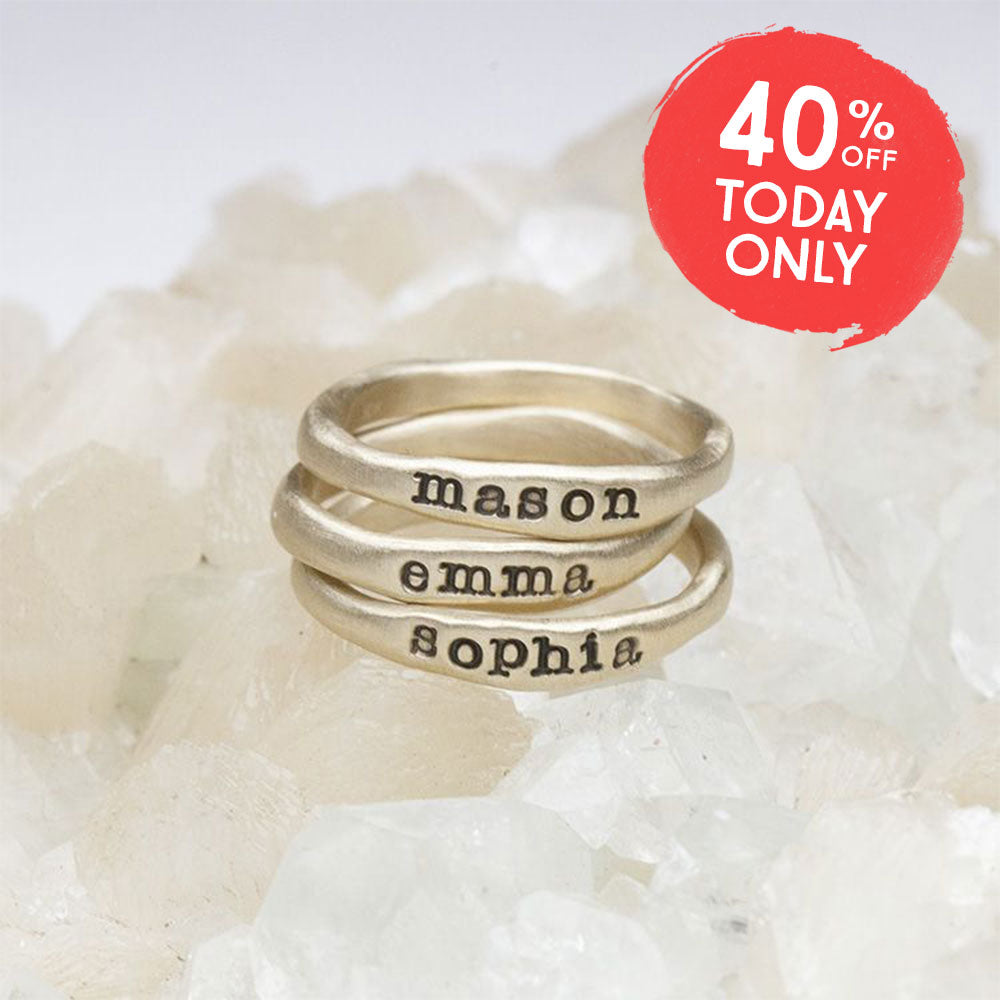 Gold Stacking Ring (9K Solid Gold)