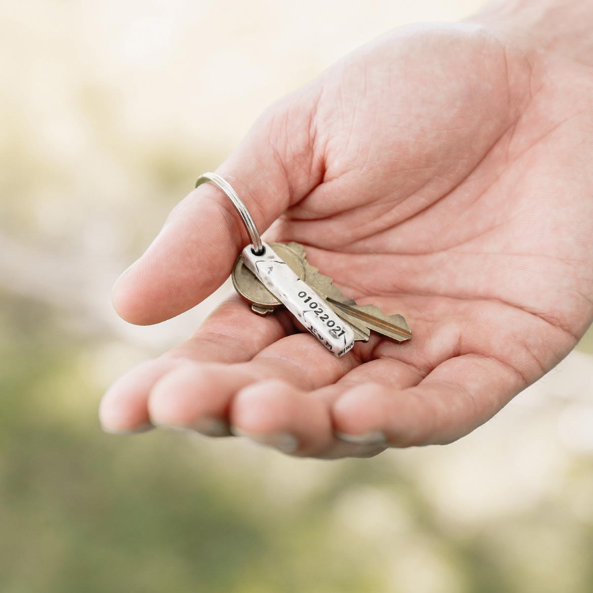 Endurance Key Ring - 4 Sides (Sterling Silver)