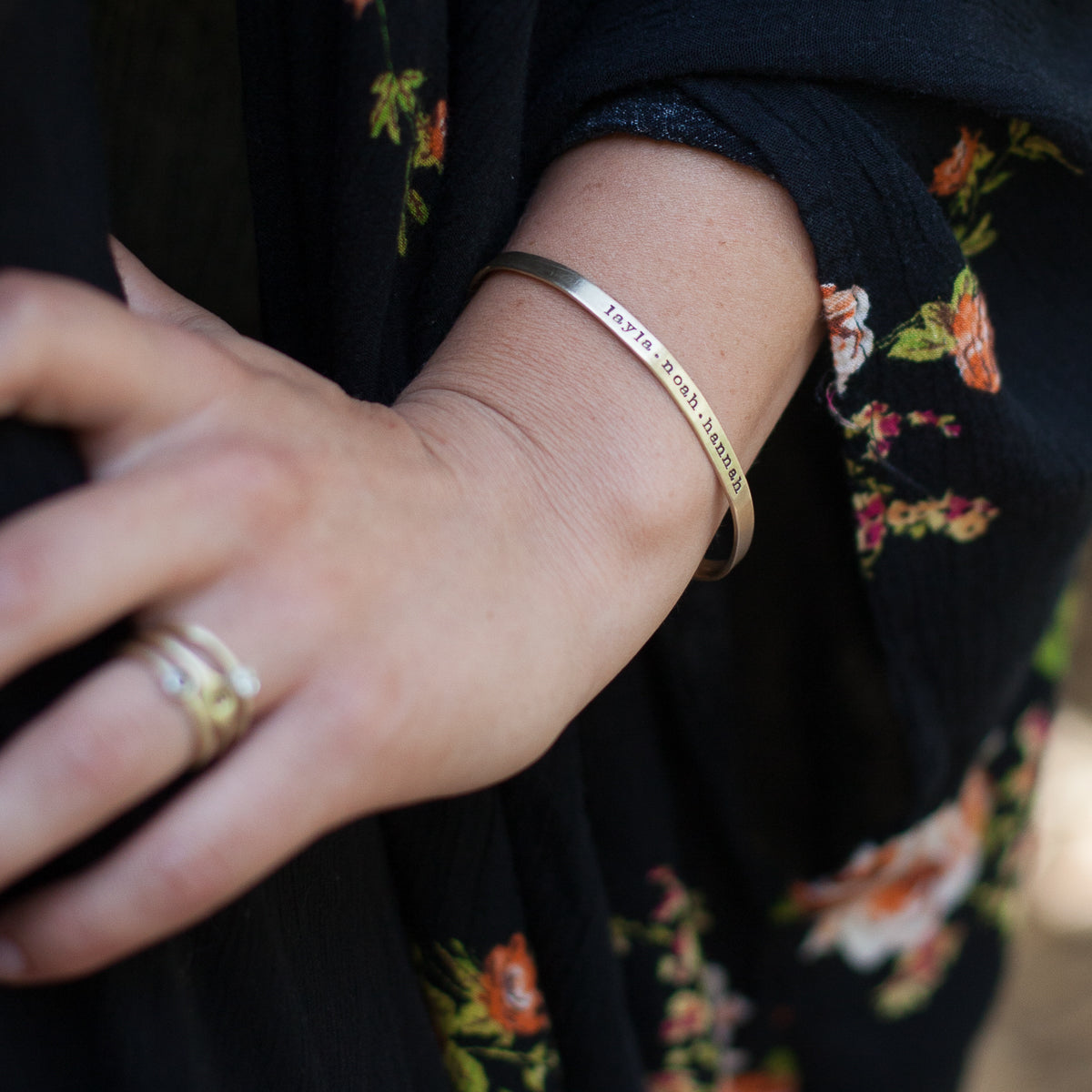 Thin Gold Cuff (9K Solid Gold)