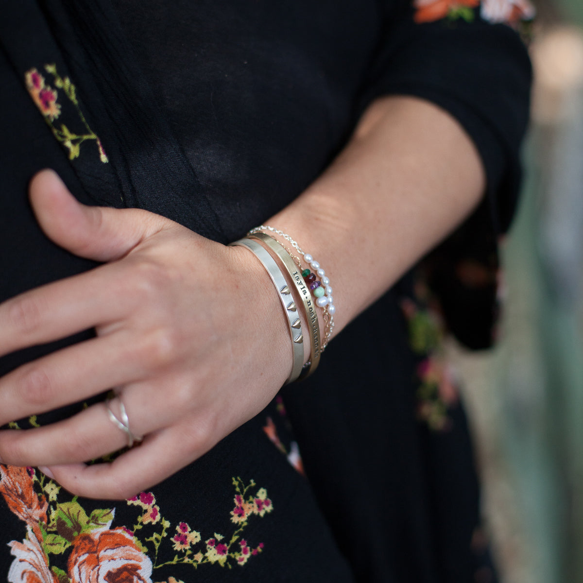 Thin Gold Cuff (9K Solid Gold)