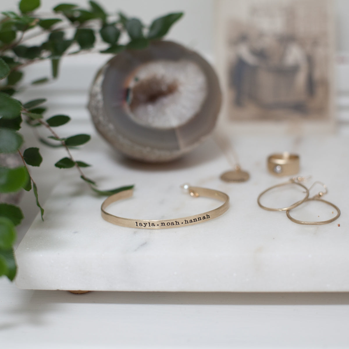 Thin Gold Cuff (9K Solid Gold)