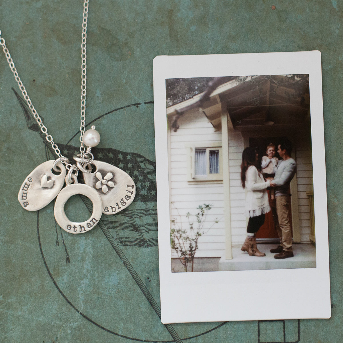 Jumble of Charms Necklace (Sterling Silver)