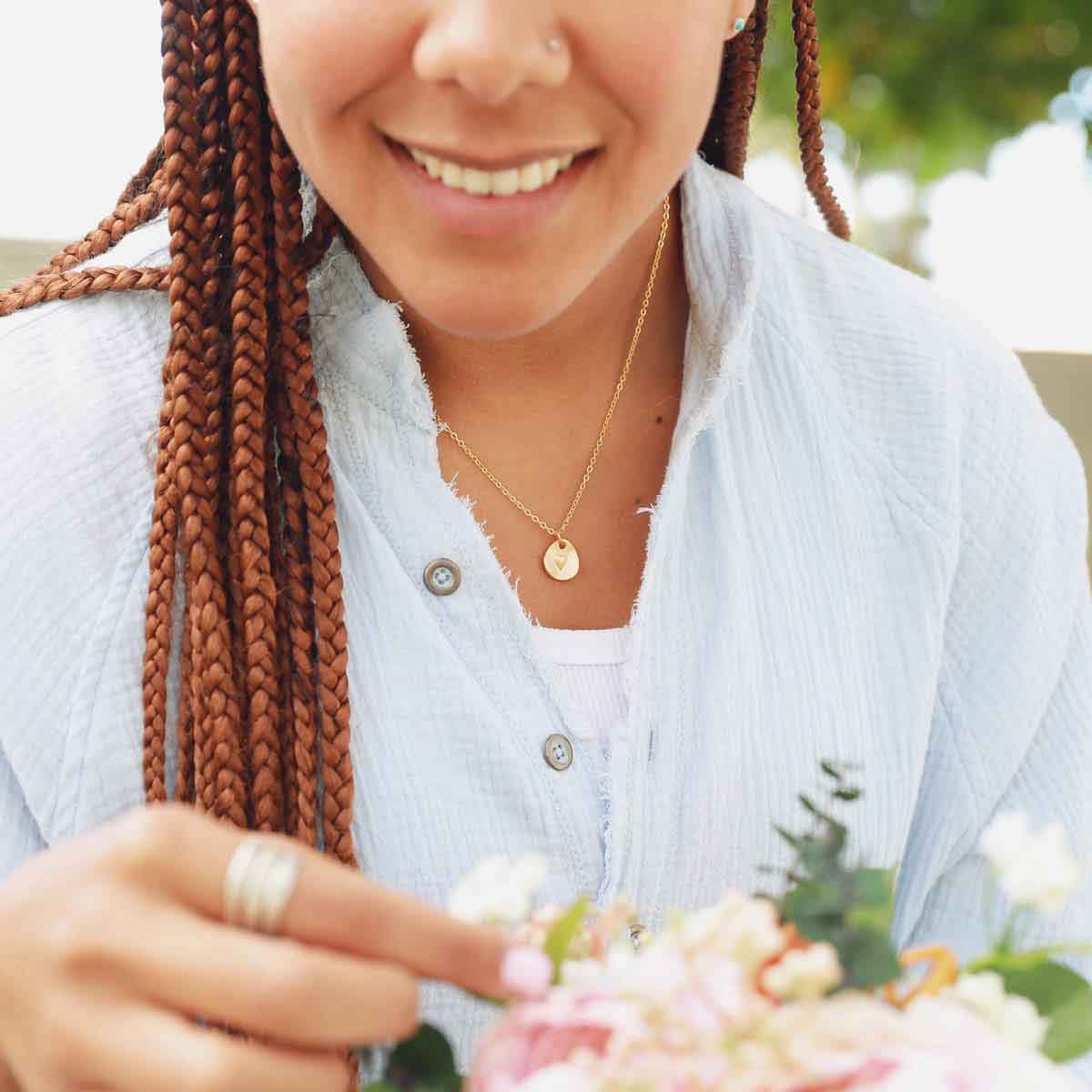 Full of Love Necklace (14K Solid Gold)