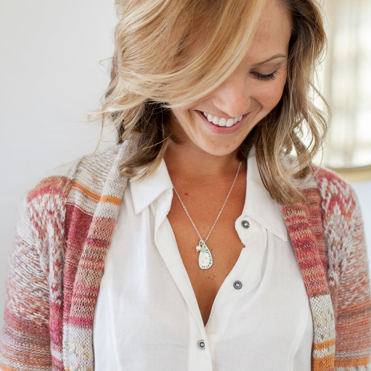 Dewdrops Necklace (Sterling Silver)