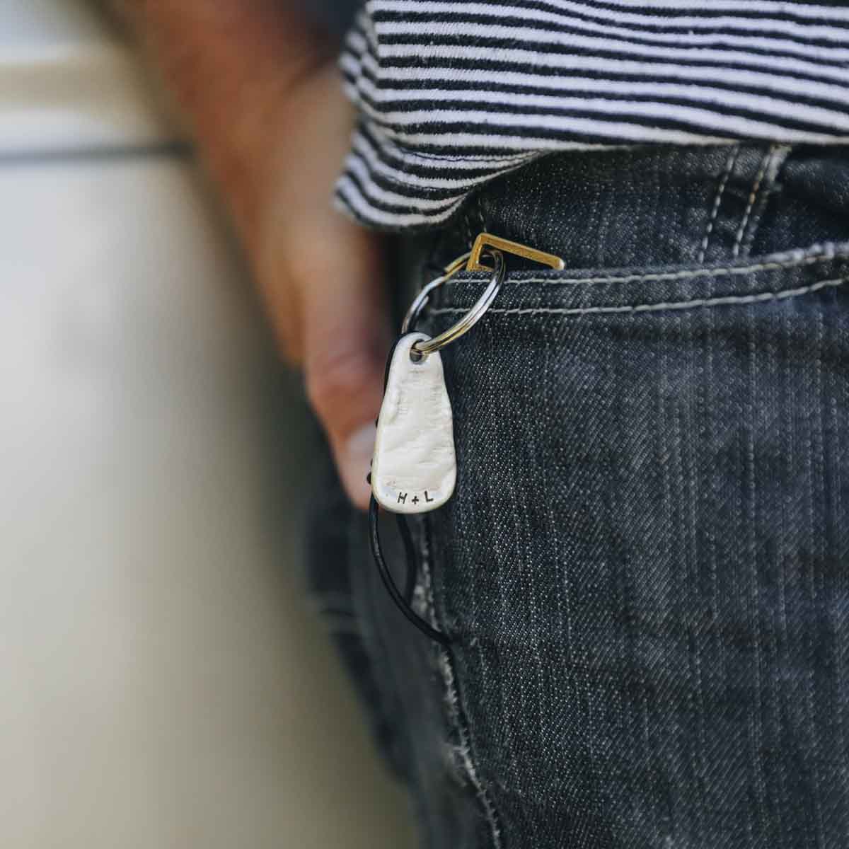 Hold Fast Key Ring (Sterling Silver)