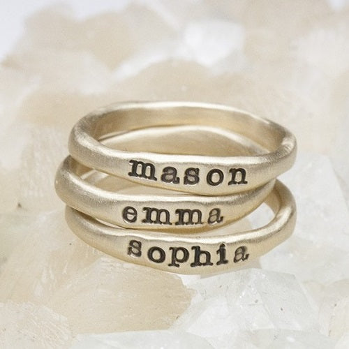 Gold Stacking Ring (9K Solid Gold)