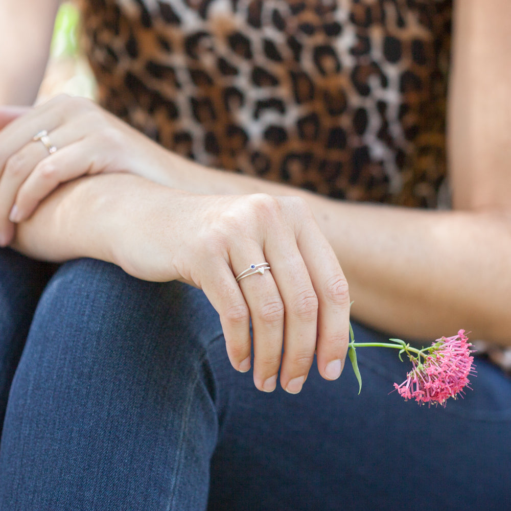 Love & Loss Ring Pair (Sterling Silver)