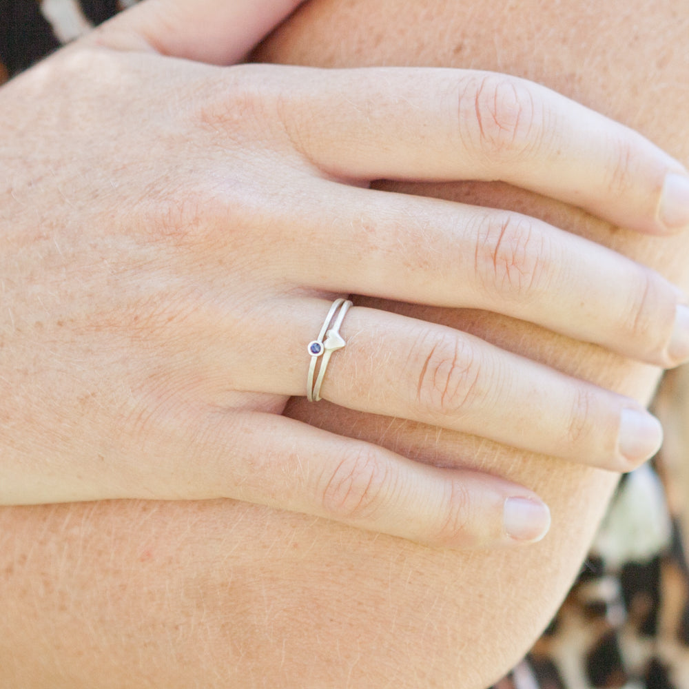 Love & Loss Ring Pair (Sterling Silver)