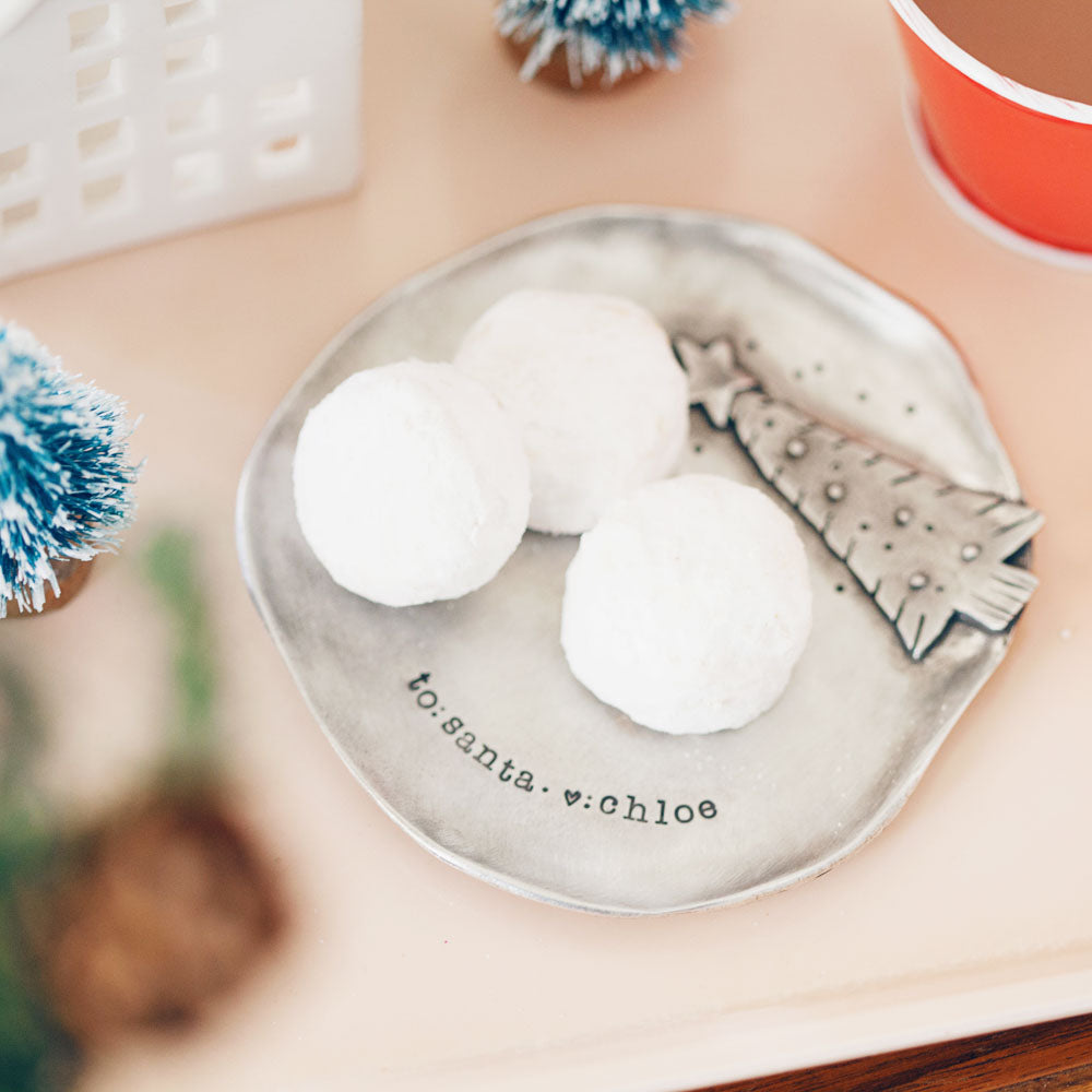Santa Plate (Pewter)