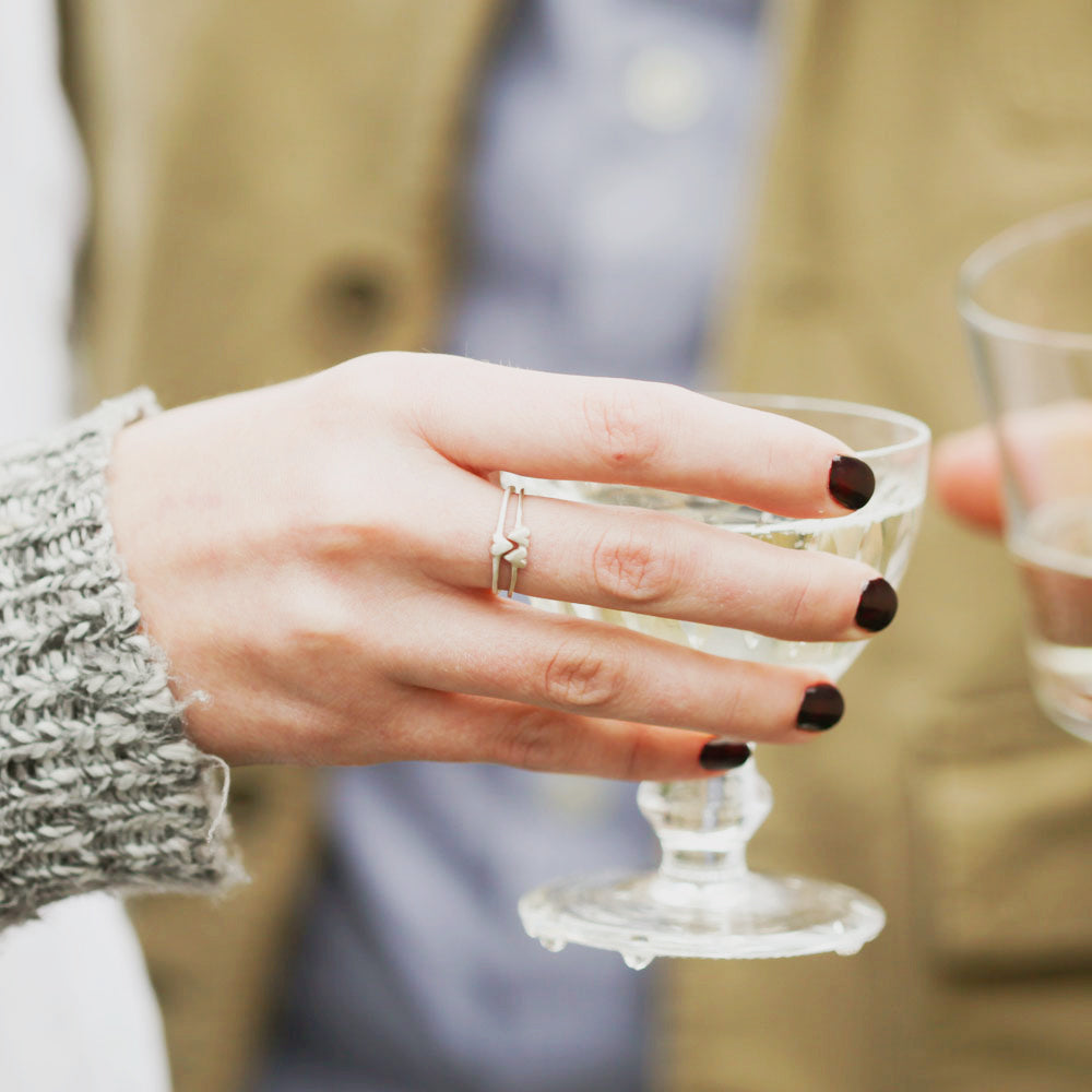 Sweet Love Ring - One Heart (Sterling Silver)