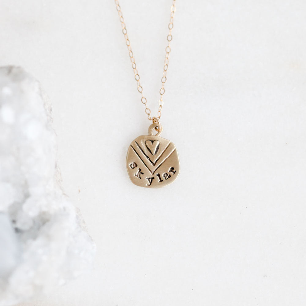Jumble of Love Necklace (14K Solid Gold)