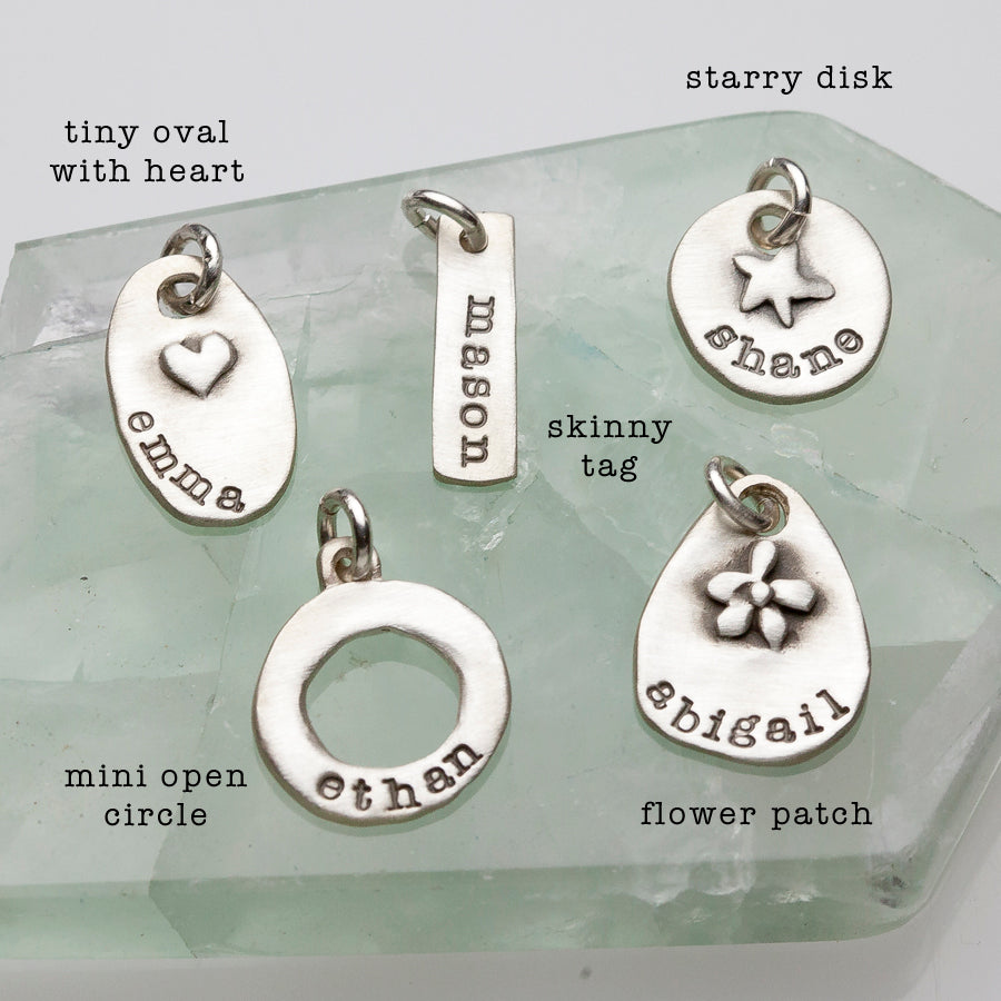 Jumble of Charms Necklace (Sterling Silver)