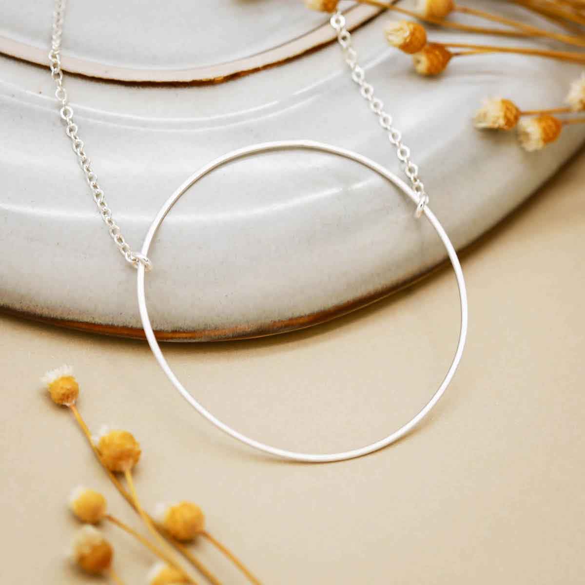 It All Matters Circle Necklace (Sterling Silver)