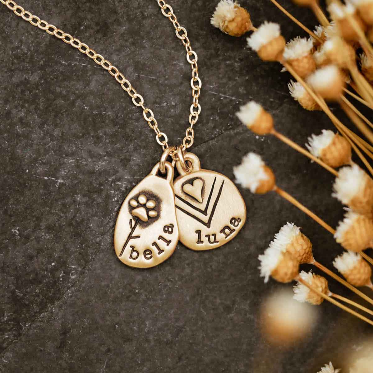 Jumble Of Love Necklace (Gold Plated)