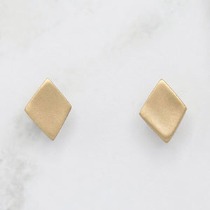 Fly A Kite Stud Earrings (9K Solid Gold)