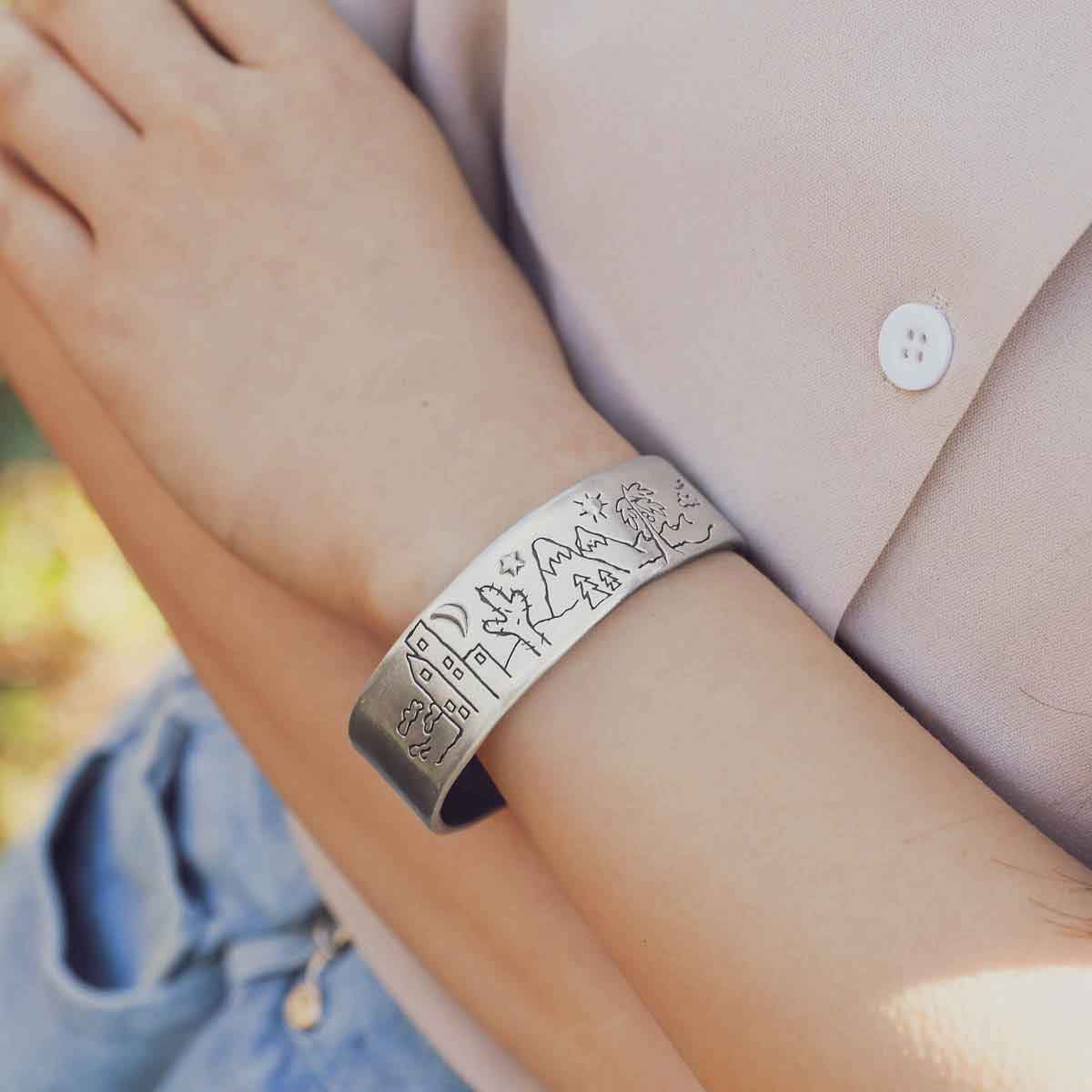 handcrafted in pewter