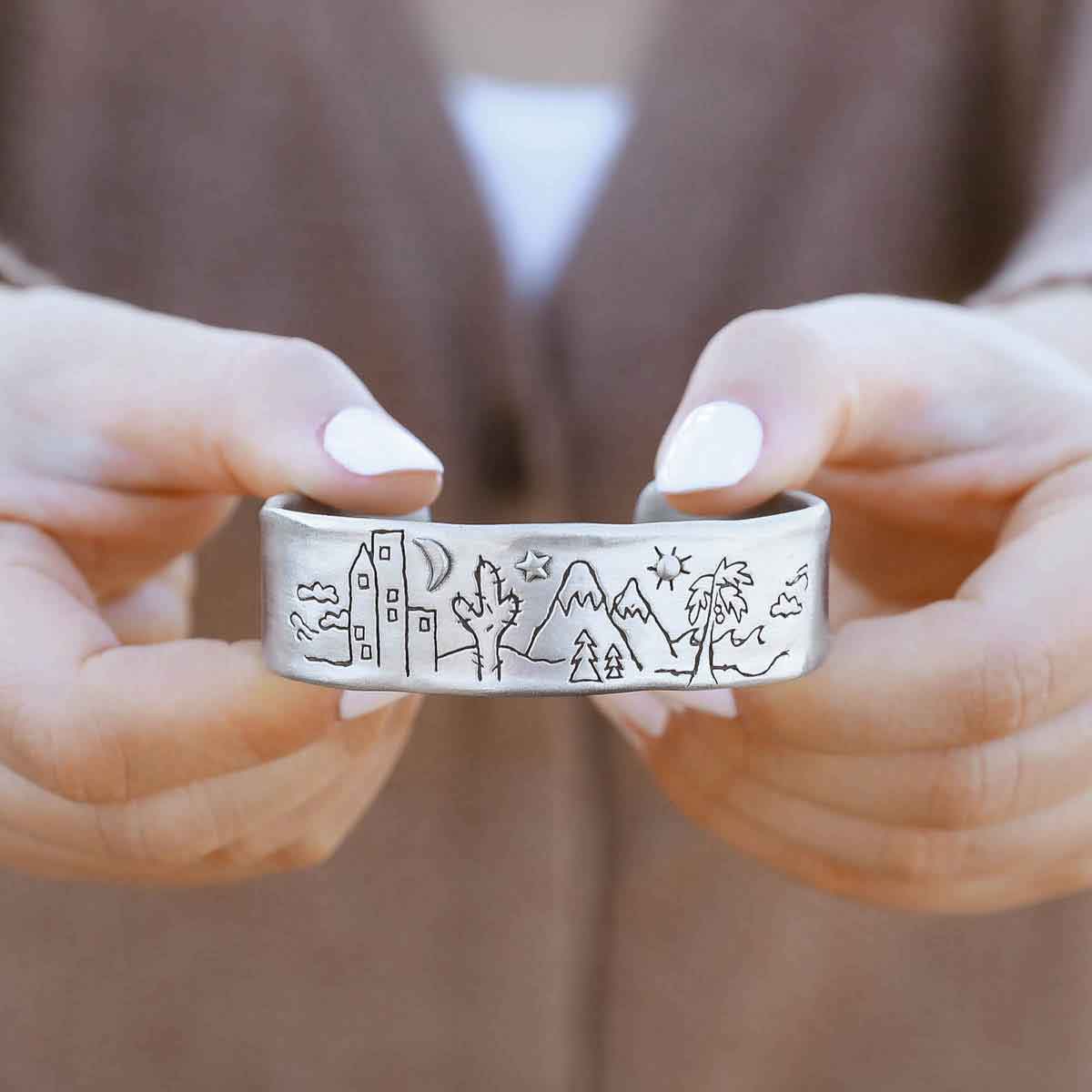 handcrafted in pewter