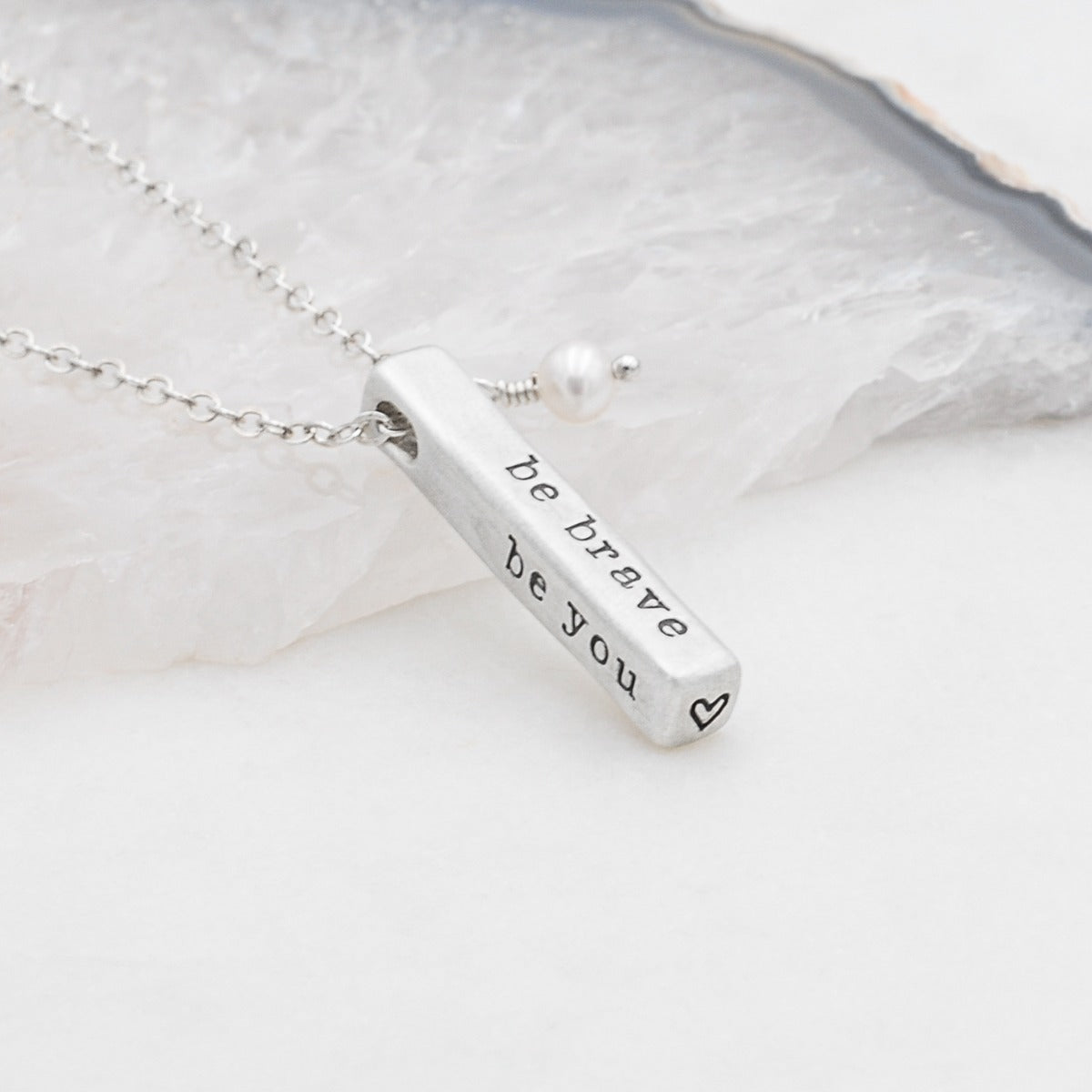What Matters Most Necklace - 3 Sides (Sterling Silver)