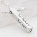 What Matters Most Necklace - 3 Sides (Sterling Silver)